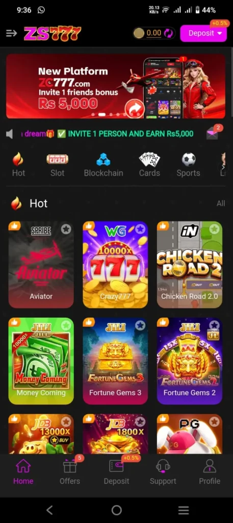 ZS777 Game New Earning APP Free Download For Android 3 zs1